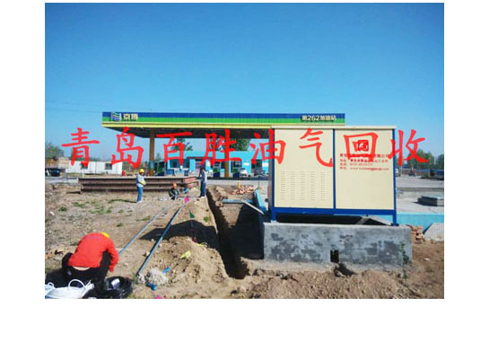 油氣回收改造現(xiàn)場(chǎng)